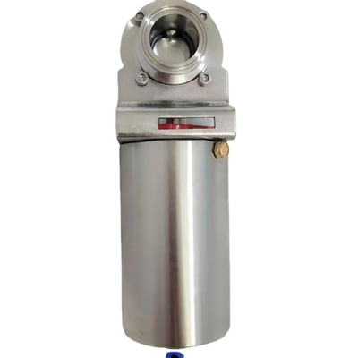 Válvula de borboleta de aço inoxidável pneumática sanitária da válvula de borboleta SS304&316 do preço baixo usada no alimento, farmácia, MI