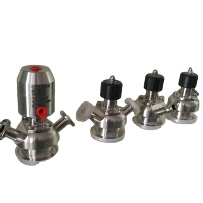 A válvula de preparação de amostras de aço inoxidável do preço de fábrica personalizou Tow Port Sample Valve sanitário