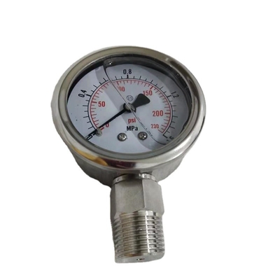 Calibre de pressão hidráulica do preço baixo, manômetro SS304&316 sanitário de aço inoxidável
